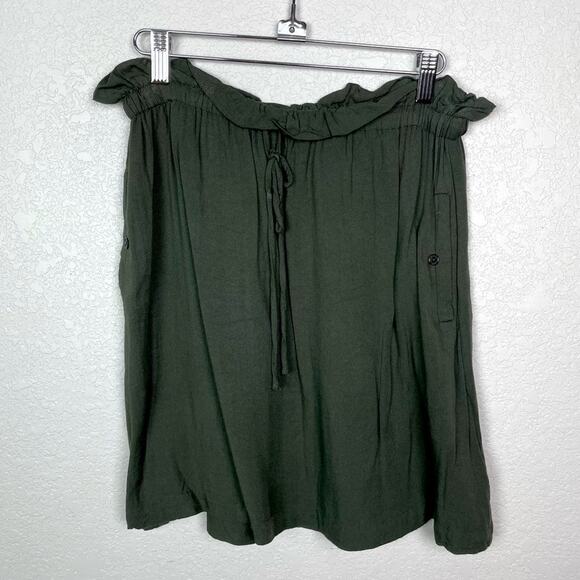 COOPERATIVE Olive Green Mini Skirt Size M - Picture 1 of 6